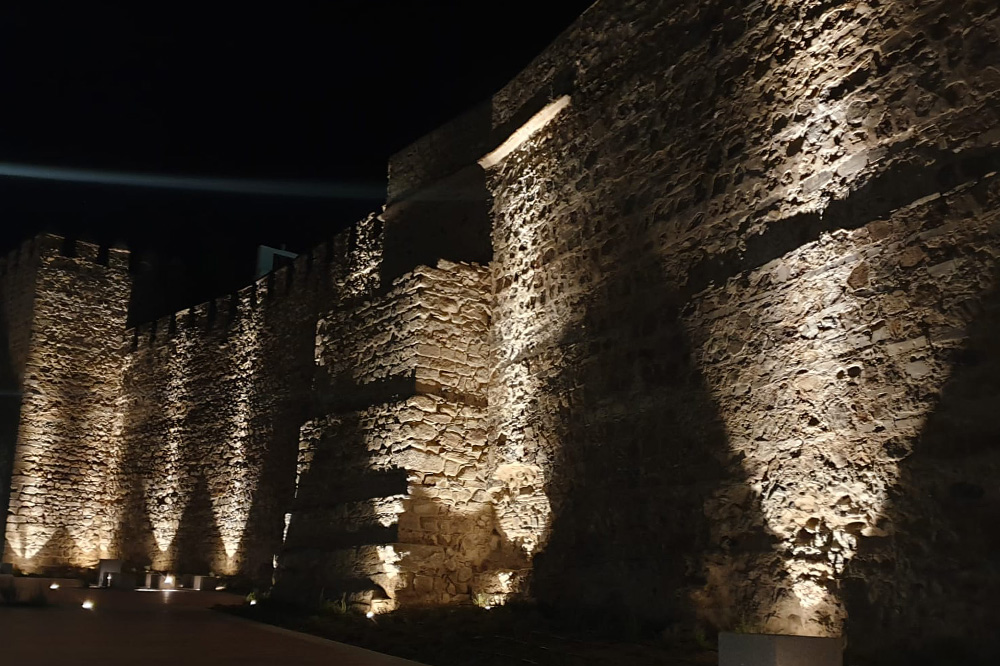 Alumbrado del lienzo de muralla de Jerez de los Caballeros