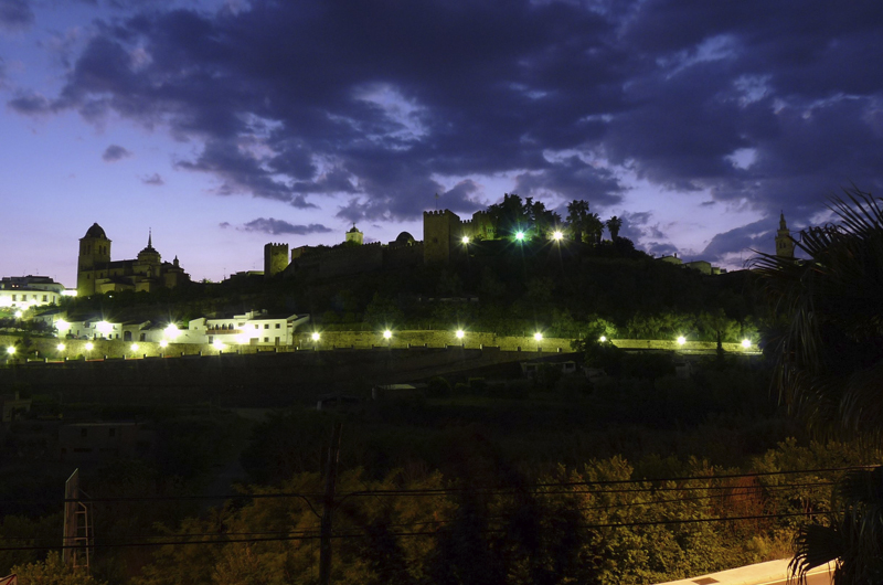 Iluminación de la alcazaba de Jerez de los Caballeros